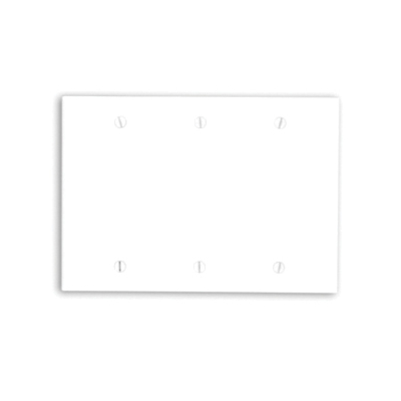 LEVITON Blank 3 Gang Wallplate 88033